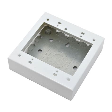 exra derp surface raceway 2-gang raceway electrical box white|Legrand Wiremold BW32 Metal Raceway for Extending Power, .